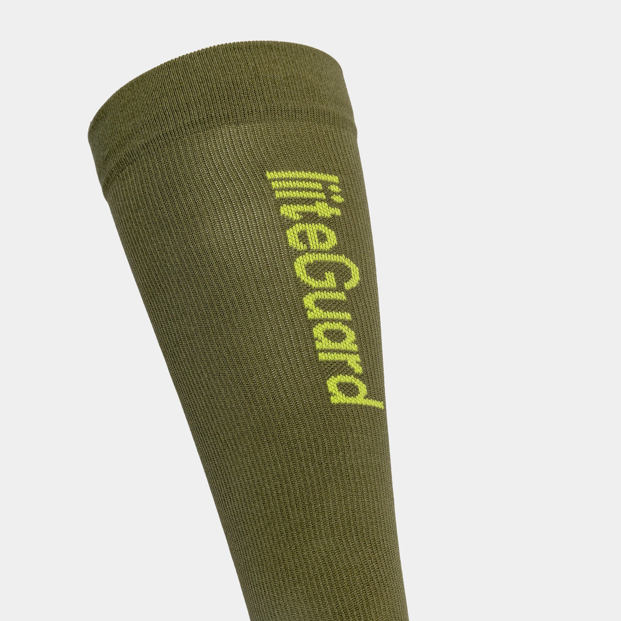 liiteGuard SHIN-TECH GRIP RUNNING SOCK Lange strømper Dusty Green