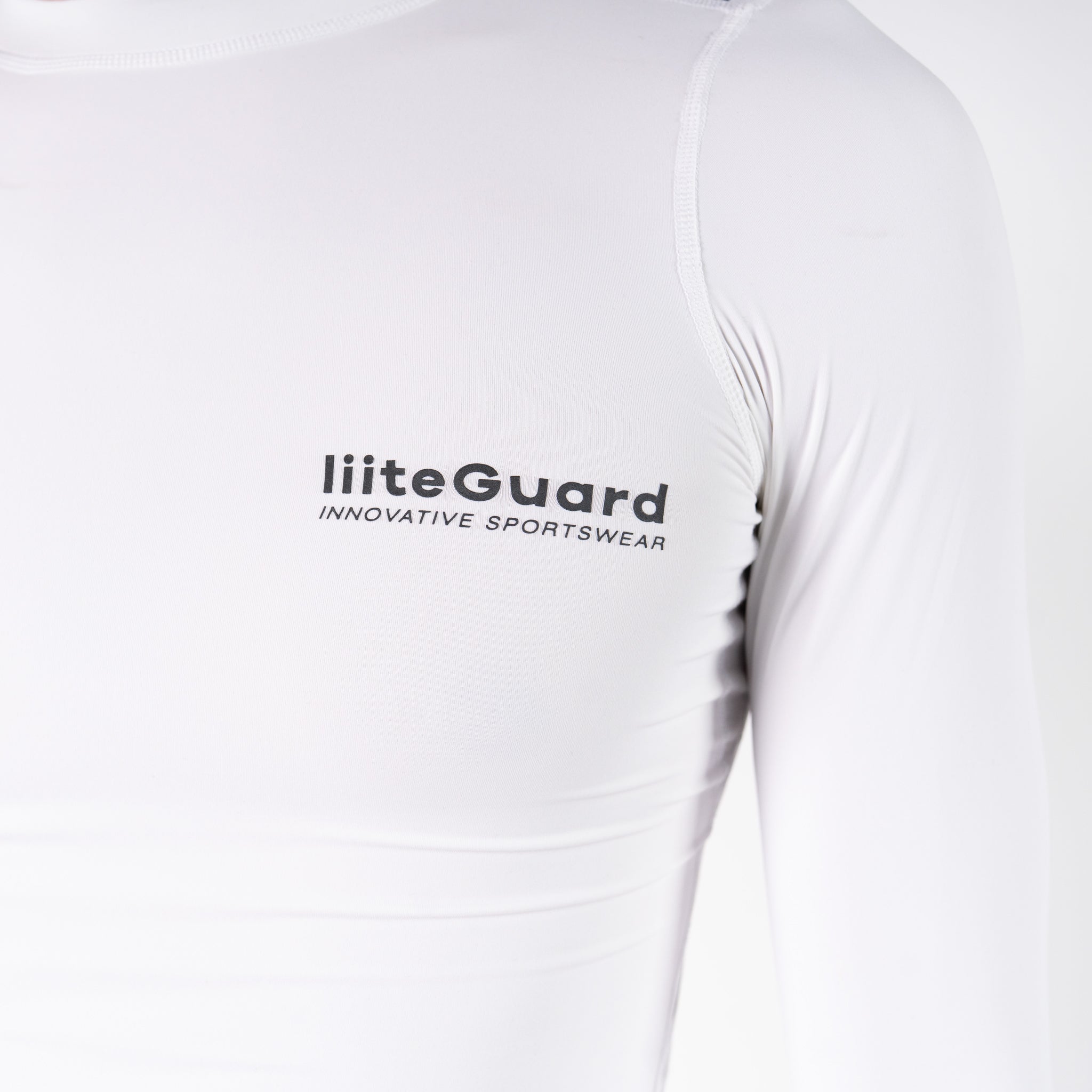 liiteGuard SPINE-TECH BASELAYER LS (MEN) Baselayer White