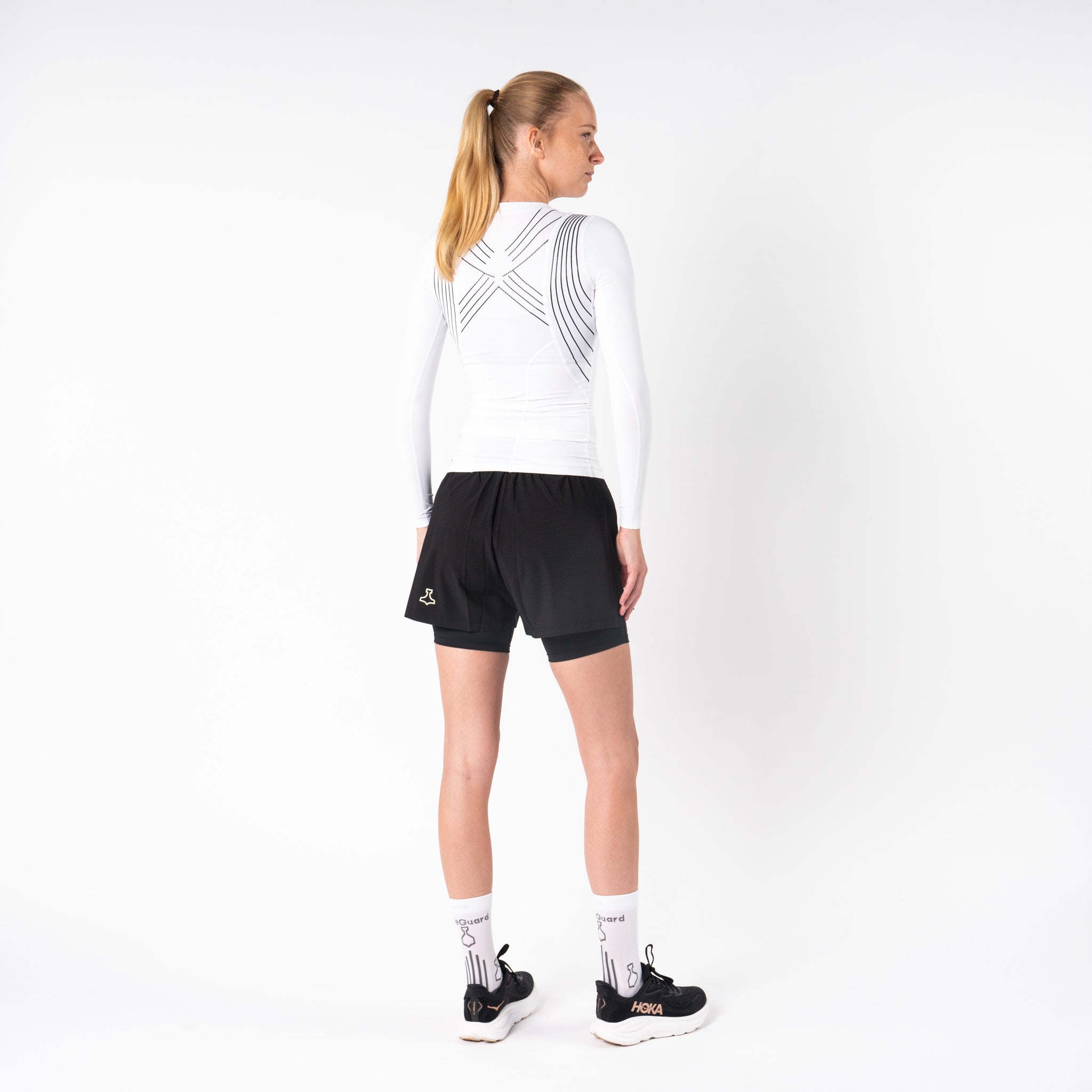 liiteGuard SPINE-TECH BASELAYER LS (WOMEN) Baselayer White