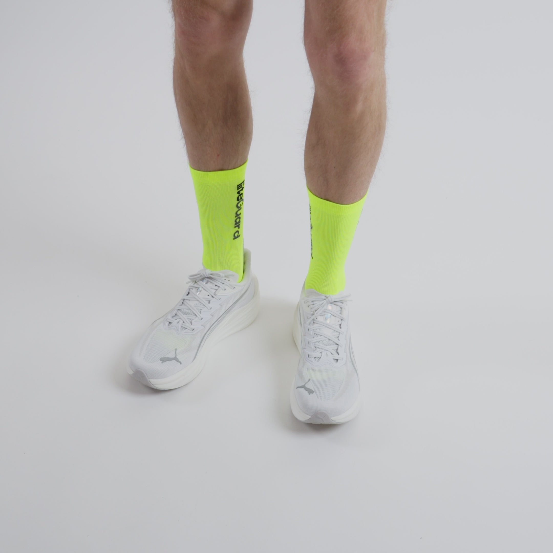 liiteGuard PRO-TECH LG VISION Mellemlange strømper Neon Yellow