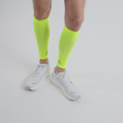 liiteGuard SHIN-TECH VISION COMPRESSION CALF SLEEVES Leg sleeve Neon Yellow